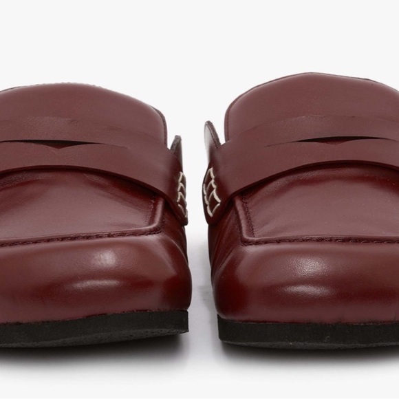 JW Anderson Dark Wine Colored Mules - Picture 2 of 11